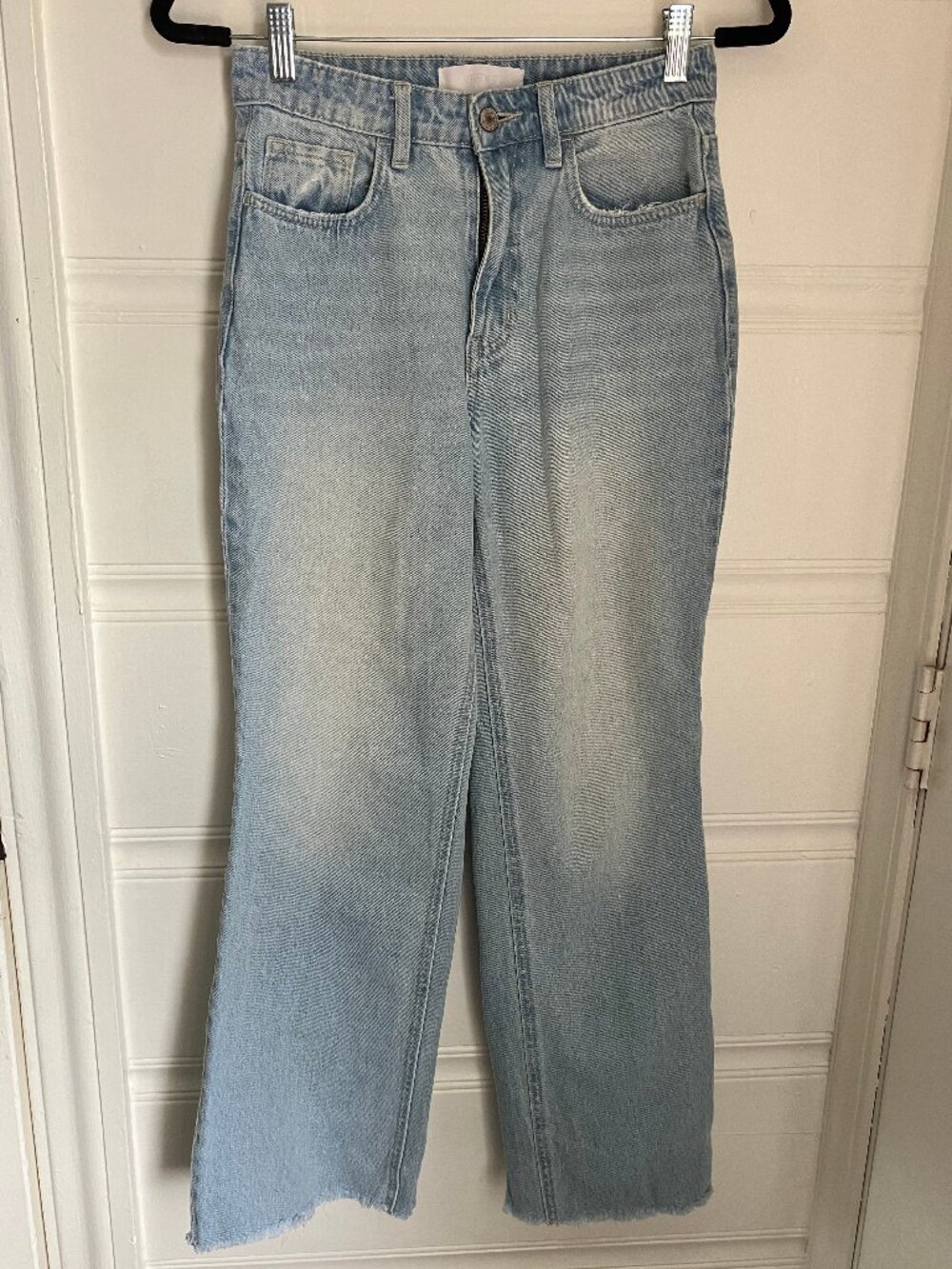 Vervet Jeans - Light Wash - Frayed - Like New